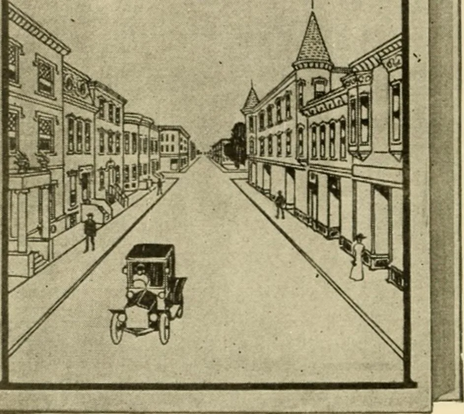 An illustration from Radford's architectural drawing : complete guide to work of architect's office, drawing to scale--tracing--detailing--designing --classic order of architecture. A complete and thorough course, clearly written and beautifully illustrated; suited alike to individual study and class instruction, 1912, leaf 291