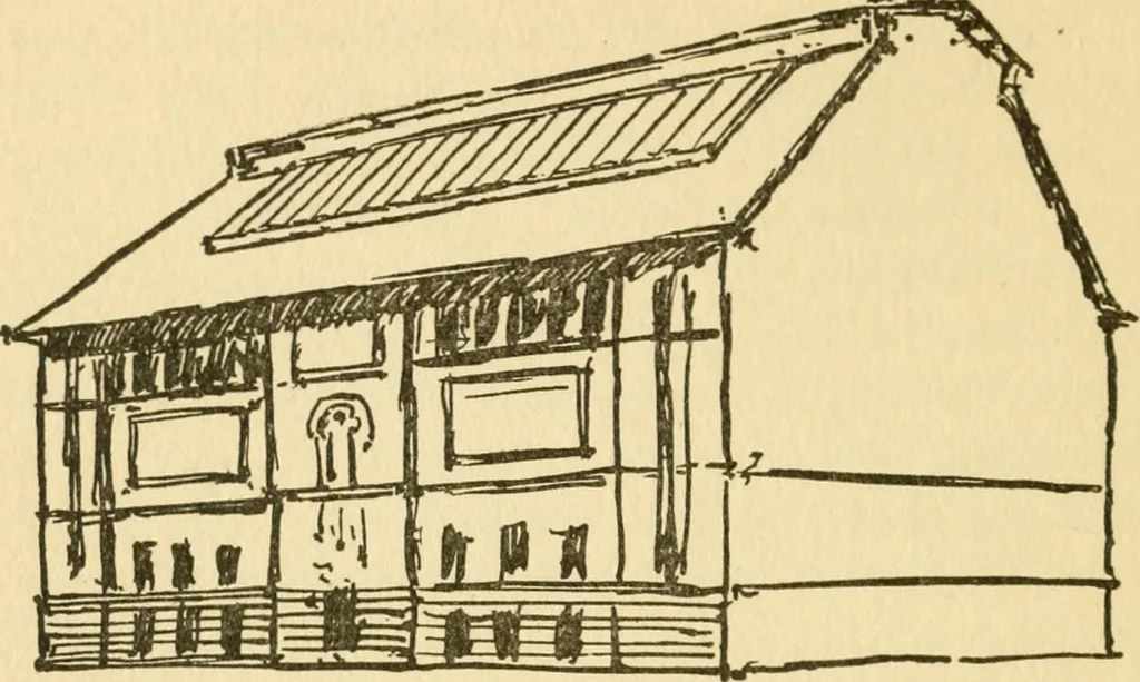 An illustration from Radford's architectural drawing : complete guide to work of architect's office, drawing to scale--tracing--detailing--designing --classic order of architecture. A complete and thorough course, clearly written and beautifully illustrated; suited alike to individual study and class instruction, 1912, leaf 31