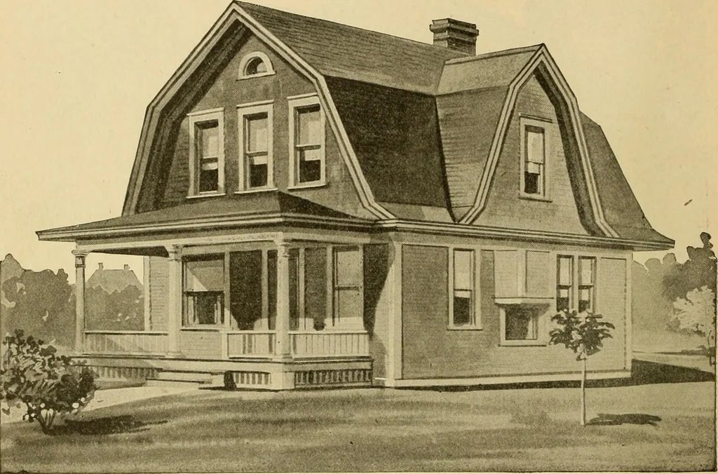An illustration from Radford's artistic bungalows : unique collection of 208 designs, best modern ideas in bungalow architecture., 1908, leaf 179