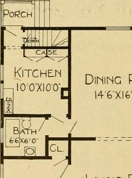 An illustration from Radford's artistic bungalows : unique collection of 208 designs, best modern ideas in bungalow architecture., 1908, leaf 185