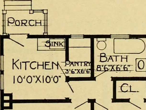 An illustration from Radford's artistic bungalows : unique collection of 208 designs, best modern ideas in bungalow architecture., 1908, leaf 72