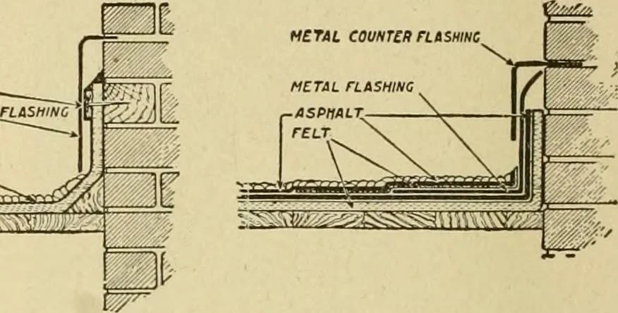 An illustration from Radford's brick houses and how to build them : a standard collection of new, original, and artistic designs for brick houses, apartments, stores and flats, garages, etc. ; together with complete instruction in the manufacture of brick and its practical uses as a building material selected and compiled by William A. Radford ... Every plan designed and executed by a corps of licensed architects of the highest professional standing, assisted by a staff of expert draftsmen. Over 300 designs and details., 1912, leaf 105