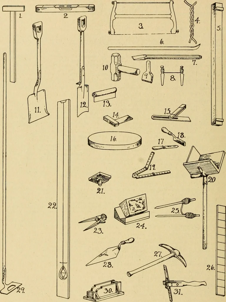 An illustration from Radford's brick houses and how to build them : a standard collection of new, original, and artistic designs for brick houses, apartments, stores and flats, garages, etc. ; together with complete instruction in the manufacture of brick and its practical uses as a building material selected and compiled by William A. Radford ... Every plan designed and executed by a corps of licensed architects of the highest professional standing, assisted by a staff of expert draftsmen. Over 300 designs and details., 1912, leaf 11