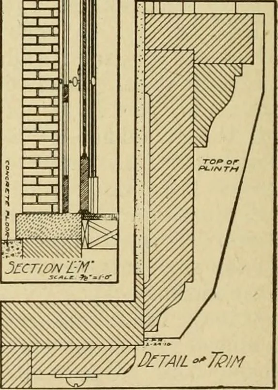 An illustration from Radford's brick houses and how to build them : a standard collection of new, original, and artistic designs for brick houses, apartments, stores and flats, garages, etc. ; together with complete instruction in the manufacture of brick and its practical uses as a building material selected and compiled by William A. Radford ... Every plan designed and executed by a corps of licensed architects of the highest professional standing, assisted by a staff of expert draftsmen. Over 300 designs and details., 1912, leaf 115