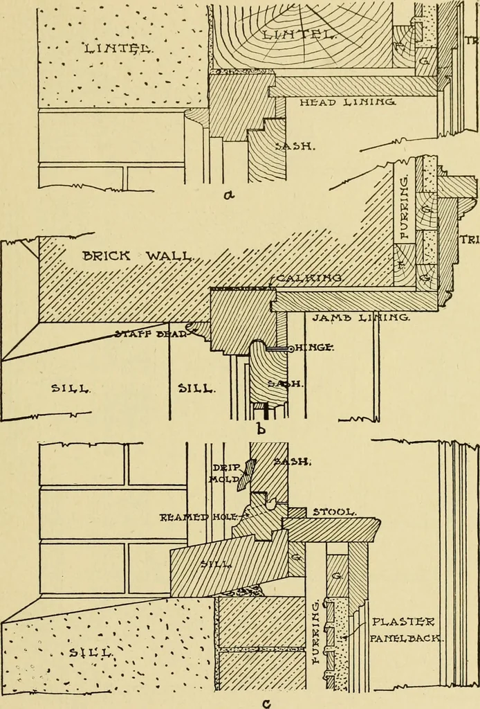 An illustration from Radford's brick houses and how to build them : a standard collection of new, original, and artistic designs for brick houses, apartments, stores and flats, garages, etc. ; together with complete instruction in the manufacture of brick and its practical uses as a building material selected and compiled by William A. Radford ... Every plan designed and executed by a corps of licensed architects of the highest professional standing, assisted by a staff of expert draftsmen. Over 300 designs and details., 1912, leaf 88