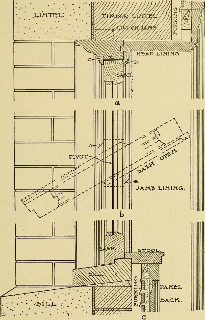 An illustration from Radford's brick houses and how to build them : a standard collection of new, original, and artistic designs for brick houses, apartments, stores and flats, garages, etc. ; together with complete instruction in the manufacture of brick and its practical uses as a building material selected and compiled by William A. Radford ... Every plan designed and executed by a corps of licensed architects of the highest professional standing, assisted by a staff of expert draftsmen. Over 300 designs and details., 1912, leaf 90