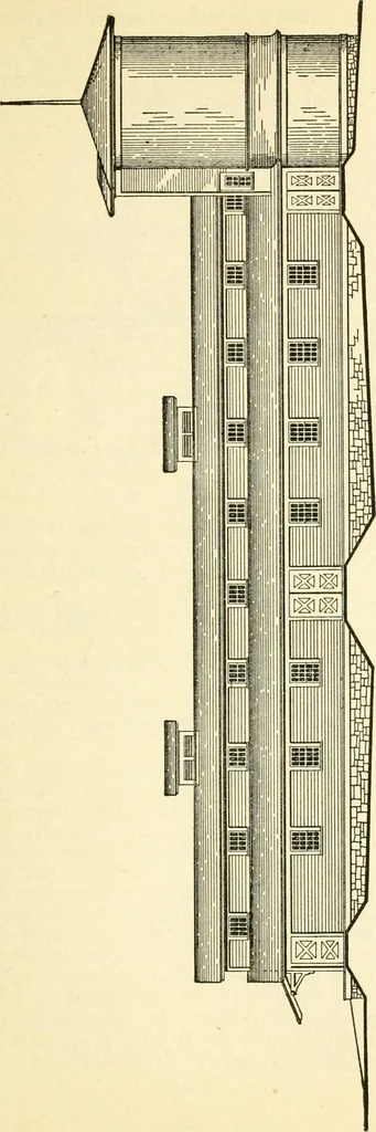 An illustration from Radford's combined house and barn plan book, 1908, leaf 134