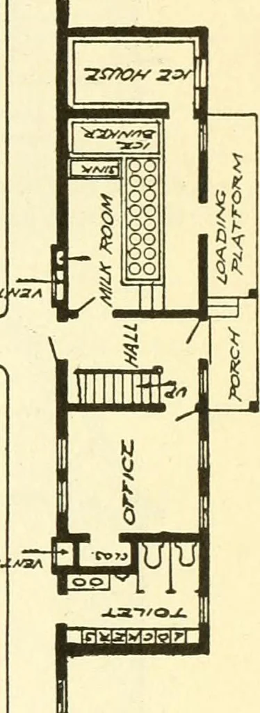 An illustration from Radford's combined house and barn plan book, 1908, leaf 148