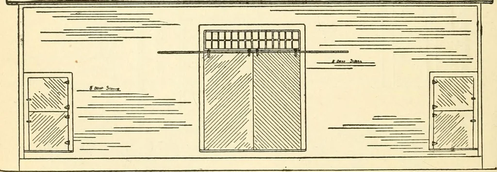 An illustration from Radford's combined house and barn plan book, 1908, leaf 187
