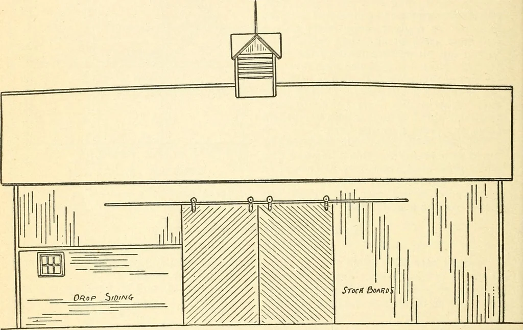 An illustration from Radford's combined house and barn plan book, 1908, leaf 193