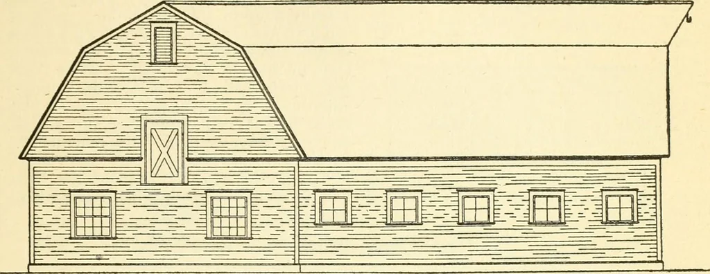 An illustration from Radford's combined house and barn plan book, 1908, leaf 204