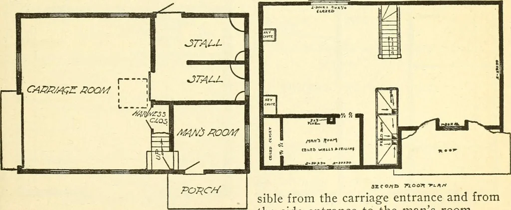 An illustration from Radford's combined house and barn plan book, 1908, leaf 210