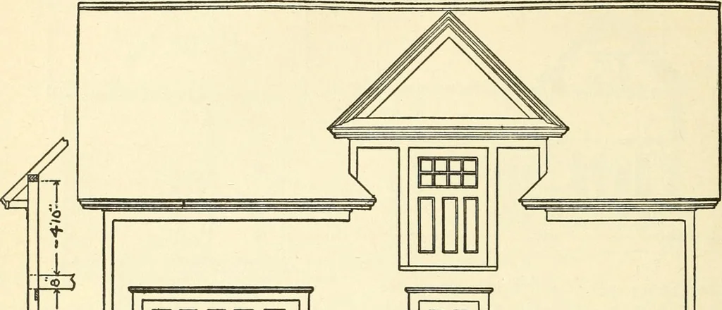 An illustration from Radford's combined house and barn plan book, 1908, leaf 229