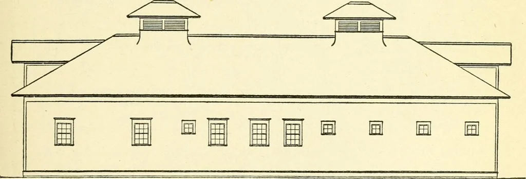 An illustration from Radford's combined house and barn plan book, 1908, leaf 230
