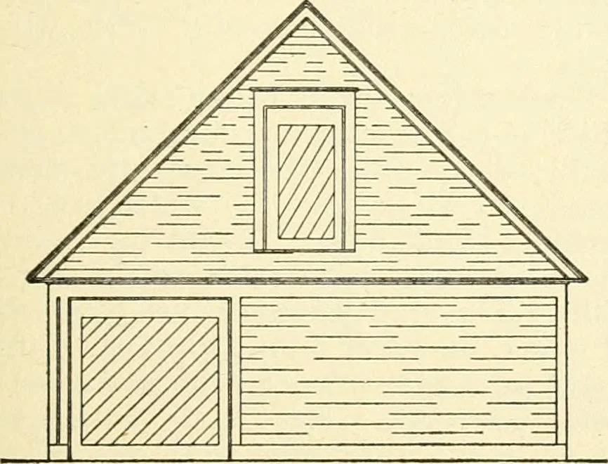 An illustration from Radford's combined house and barn plan book, 1908, leaf 234