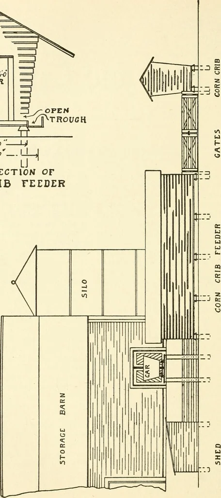 An illustration from Radford's combined house and barn plan book, 1908, leaf 239