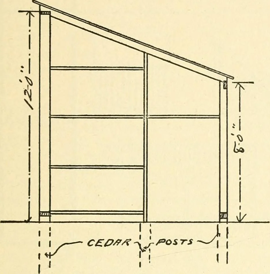 An illustration from Radford's combined house and barn plan book, 1908, leaf 246