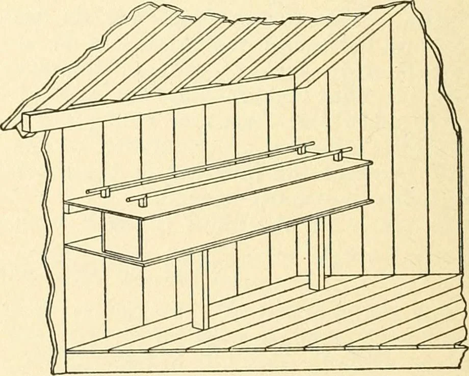 An illustration from Radford's combined house and barn plan book, 1908, leaf 253