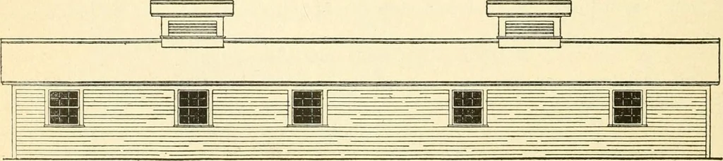 An illustration from Radford's combined house and barn plan book, 1908, leaf 257