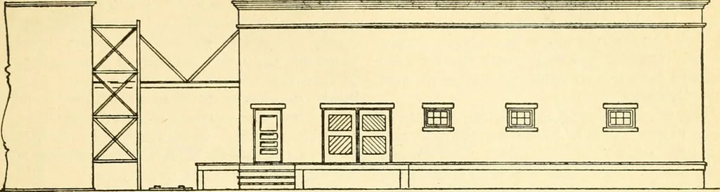 An illustration from Radford's combined house and barn plan book, 1908, leaf 264