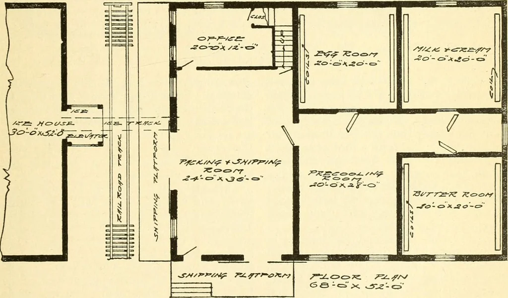 An illustration from Radford's combined house and barn plan book, 1908, leaf 264
