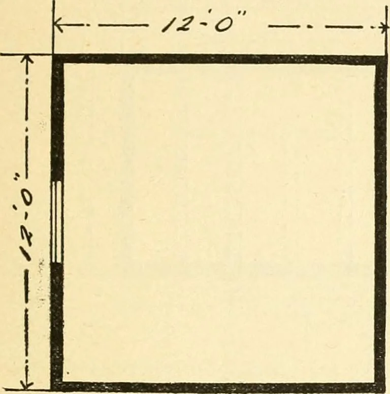 An illustration from Radford's combined house and barn plan book, 1908, leaf 266