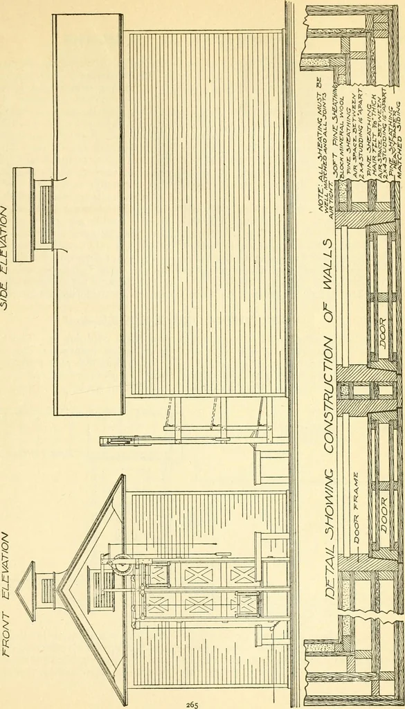 An illustration from Radford's combined house and barn plan book, 1908, leaf 268