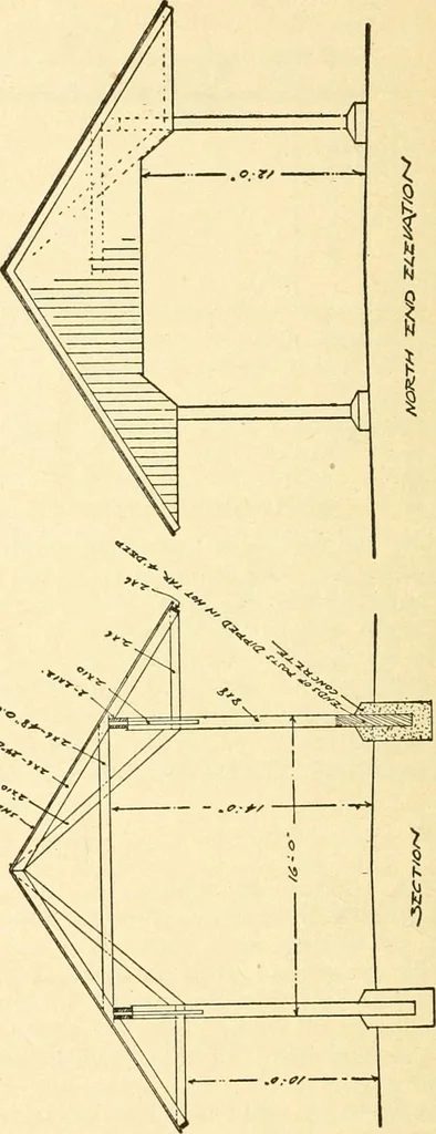 An illustration from Radford's combined house and barn plan book, 1908, leaf 273