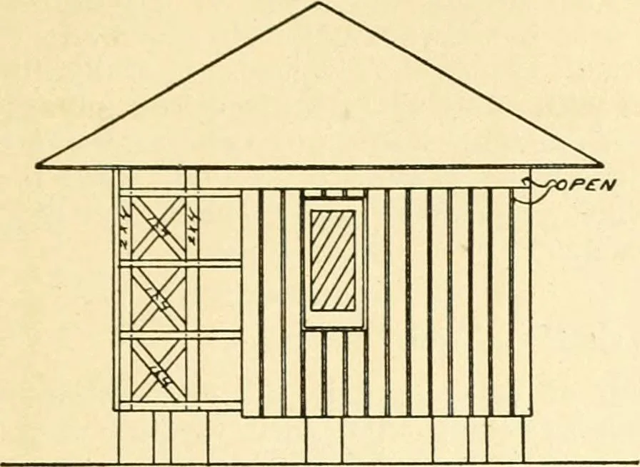 An illustration from Radford's combined house and barn plan book, 1908, leaf 280