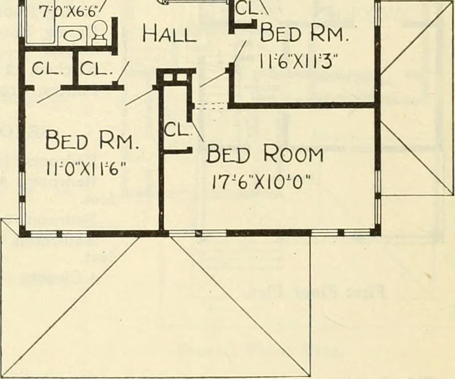 An illustration from Radford's combined house and barn plan book, 1908, leaf 47