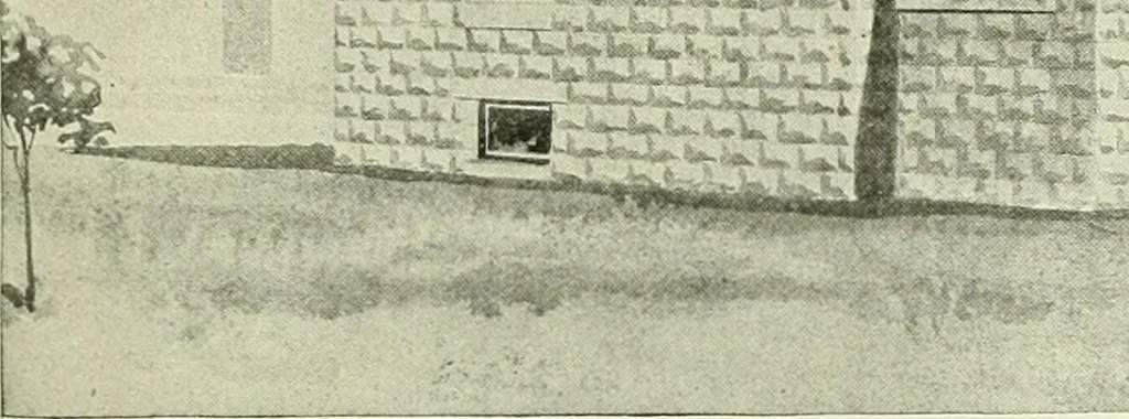An illustration from Radford's combined house and barn plan book, 1908, leaf 60