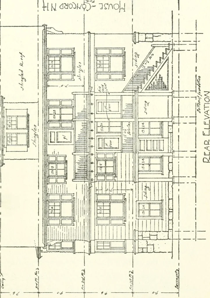 An illustration from Radford's cyclopedia of construction; carpentry, building and architecture. Based on the practical experience of a large staff of experts in actual constrcution work, 1909, leaf 206