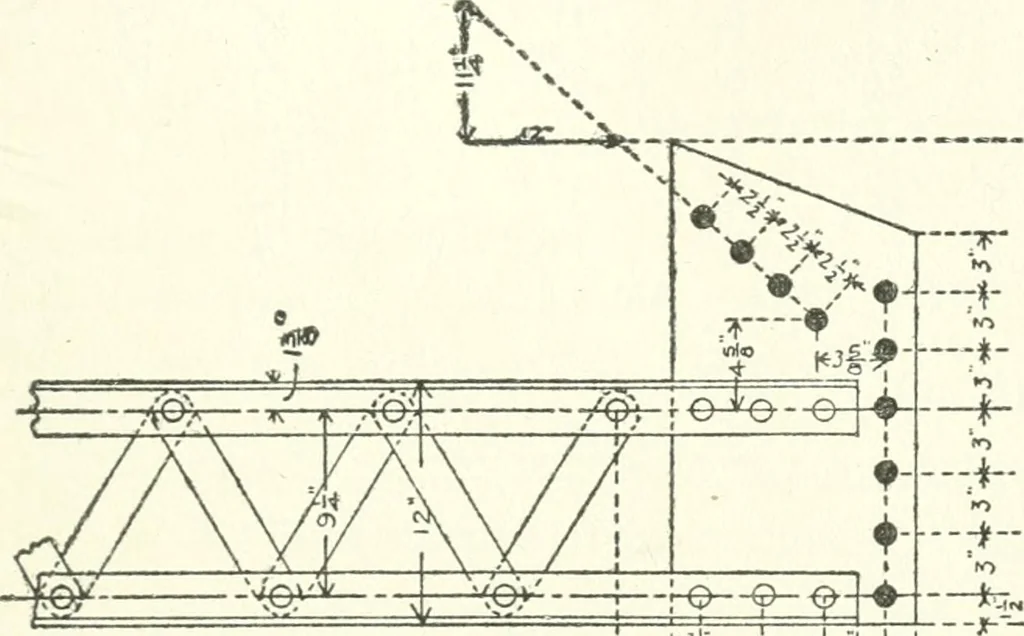An illustration from Radford's cyclopedia of construction; carpentry, building and architecture. Based on the practical experience of a large staff of experts in actual constrcution work, 1909, leaf 214