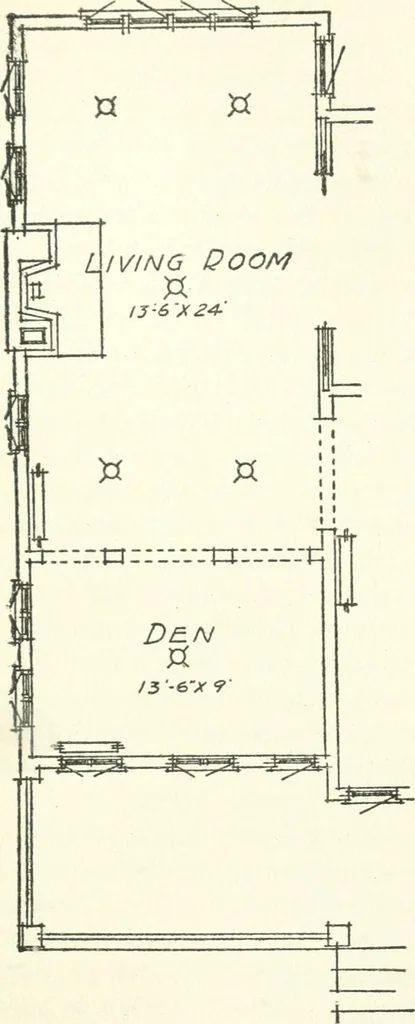 An illustration from Radford's cyclopedia of construction; carpentry, building and architecture. Based on the practical experience of a large staff of experts in actual constrcution work, 1909, leaf 224