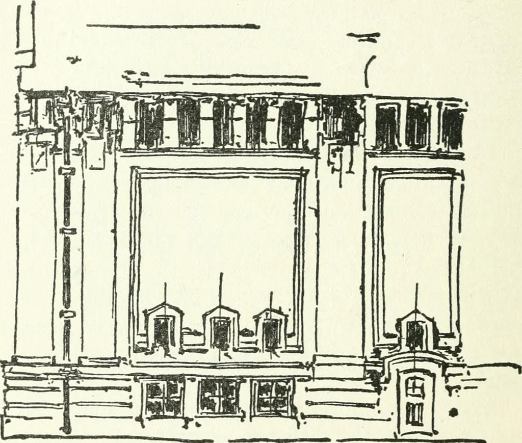 An illustration from Radford's cyclopedia of construction; carpentry, building and architecture. Based on the practical experience of a large staff of experts in actual constrcution work, 1909, leaf 349