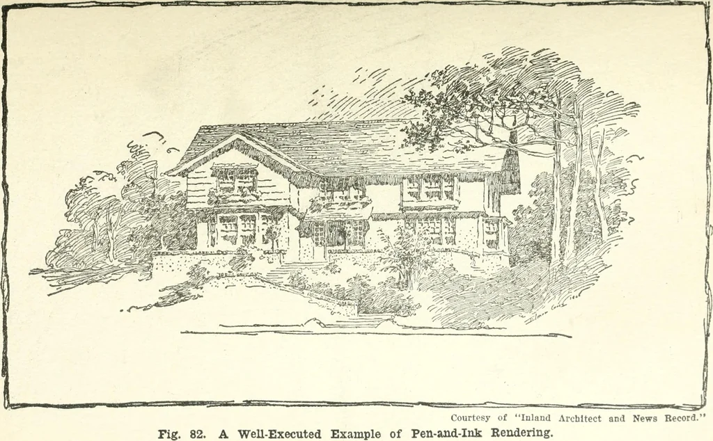 An illustration from Radford's cyclopedia of construction; carpentry, building and architecture. Based on the practical experience of a large staff of experts in actual constrcution work, 1909, leaf 358