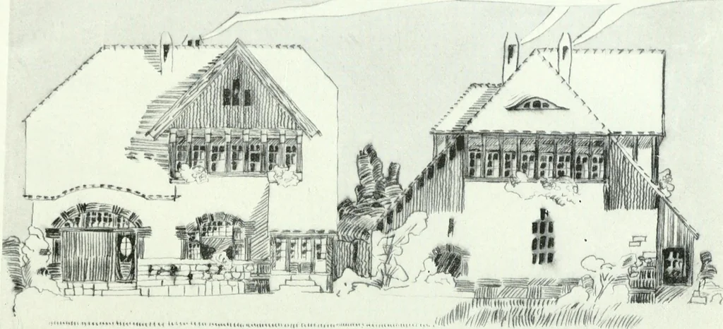 An illustration from Radford's cyclopedia of construction; carpentry, building and architecture. Based on the practical experience of a large staff of experts in actual constrcution work, 1909, leaf 371
