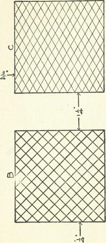 An illustration from Radford's cyclopedia of construction; carpentry, building and architecture. Based on the practical experience of a large staff of experts in actual constrcution work, 1909, leaf 45