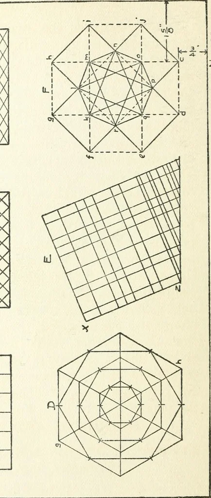An illustration from Radford's cyclopedia of construction; carpentry, building and architecture. Based on the practical experience of a large staff of experts in actual constrcution work, 1909, leaf 45