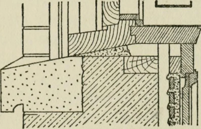 An illustration from Radford's cyclopedia of construction; carpentry, building and architecture. Based on the practical experience of a large staff of experts in actual constrcution work, 1909, leaf 233