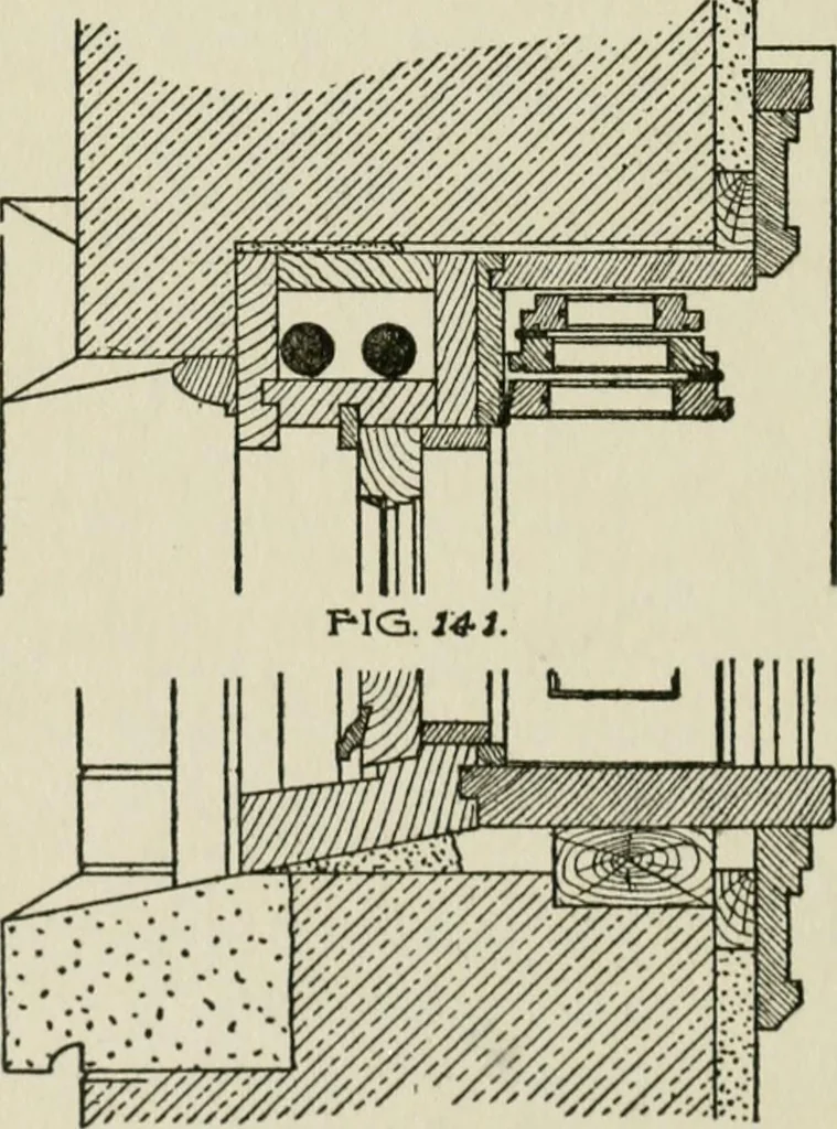 An illustration from Radford's cyclopedia of construction; carpentry, building and architecture. Based on the practical experience of a large staff of experts in actual constrcution work, 1909, leaf 237