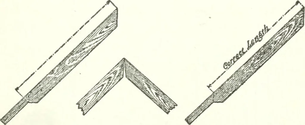 An illustration from Radford's cyclopedia of construction; carpentry, building and architecture. Based on the practical experience of a large staff of experts in actual constrcution work, 1909, leaf 128