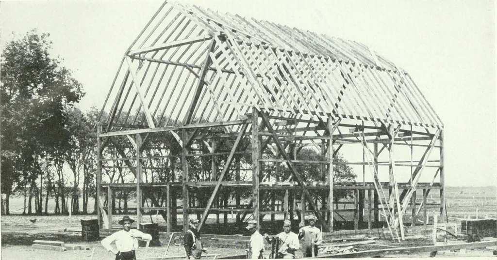 An illustration from Radford's cyclopedia of construction; carpentry, building and architecture. Based on the practical experience of a large staff of experts in actual constrcution work, 1909, leaf 137