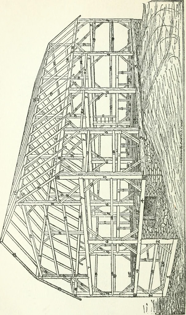 An illustration from Radford's cyclopedia of construction; carpentry, building and architecture. Based on the practical experience of a large staff of experts in actual constrcution work, 1909, leaf 271