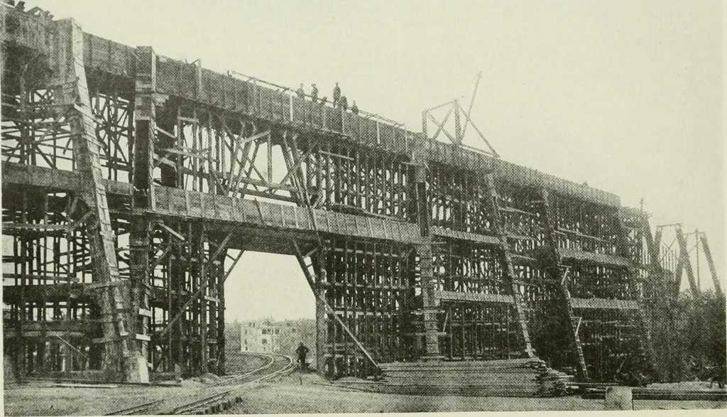 An illustration from Radford's cyclopedia of construction; carpentry, building and architecture. Based on the practical experience of a large staff of experts in actual constrcution work, 1909, leaf 163