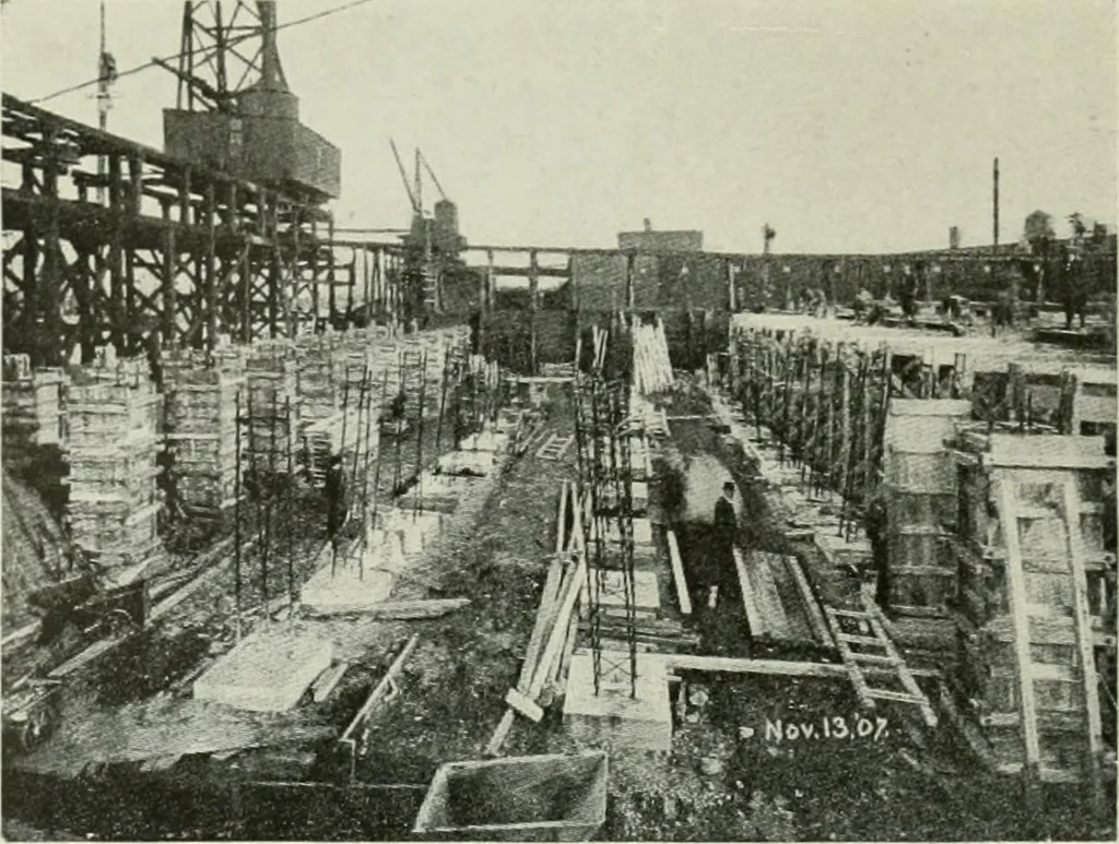 An illustration from Radford's cyclopedia of construction; carpentry, building and architecture. Based on the practical experience of a large staff of experts in actual constrcution work, 1909, leaf 321