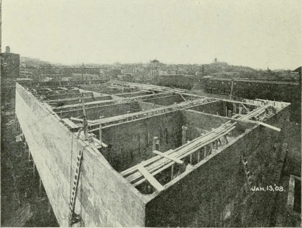An illustration from Radford's cyclopedia of construction; carpentry, building and architecture. Based on the practical experience of a large staff of experts in actual constrcution work, 1909, leaf 321