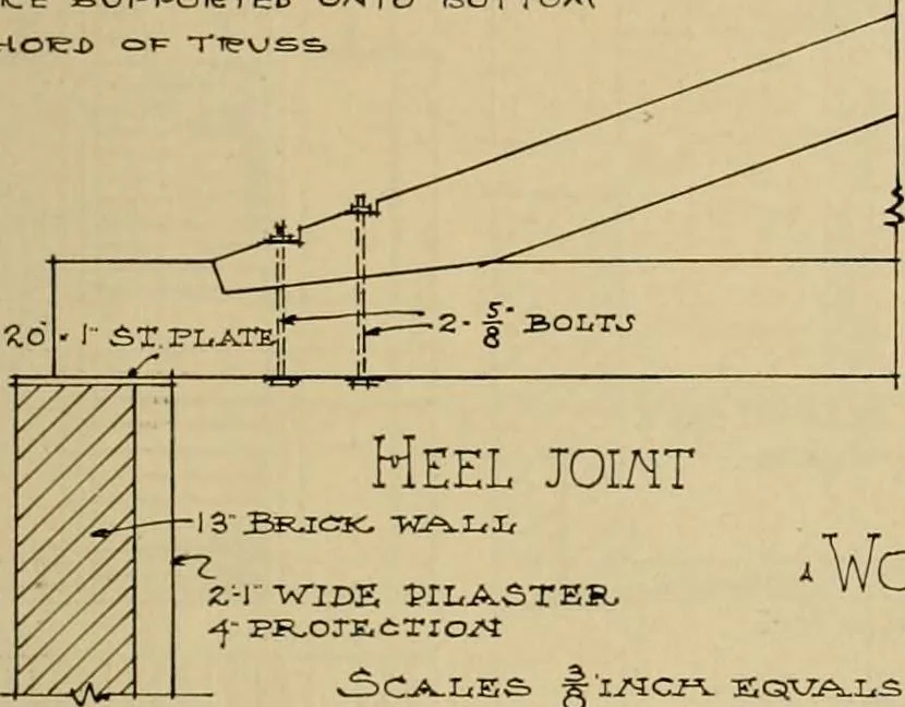 An illustration from Radford’s portfolio of details of building construction; a remarkable and unique collection of full-page plates, accurately drawn and reproduced to exact scale. Complete details for every style of interior trim, including special built-in features., 1911, leaf 114