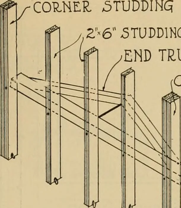 An illustration from Radford’s portfolio of details of building construction; a remarkable and unique collection of full-page plates, accurately drawn and reproduced to exact scale. Complete details for every style of interior trim, including special built-in features., 1911, leaf 126