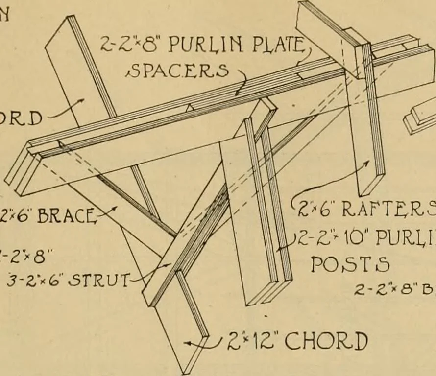 An illustration from Radford’s portfolio of details of building construction; a remarkable and unique collection of full-page plates, accurately drawn and reproduced to exact scale. Complete details for every style of interior trim, including special built-in features., 1911, leaf 136